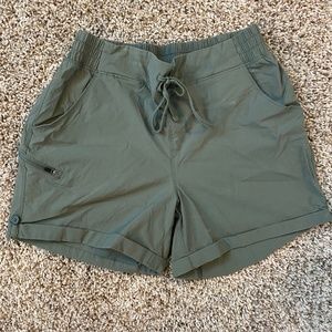 Eddie Bauer Green Hiking Shorts